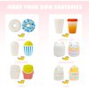 LovesTown squishies Making Kit, 6 PCS Food Paintable Squishies Make Your Own squishies DIY Painting Kit for Girls and Boys Christmas Gift Birthday Holiday Favor Craft