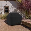 Grill Cover 55 inch, iCOVER Waterproof BBQ Gas Grill Cover, Polyester Lightweight Easy On/Off, Dustproof Fade Resistant for Weber Char-Broil Nexgrill and More Grills