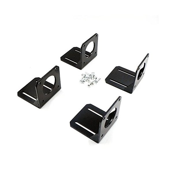 4pcs Nema 23 Stepper Motor Steel Mounting Bracket with Mounting Screws