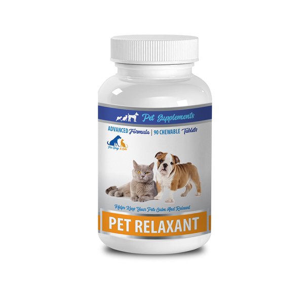 Anxiety Relief for cat - Natural Relaxant for Dogs and Cats - Calm and Relaxed - PET Anxiety Relief - Valerian Root for Cats - 1 Bottle (90 Chews)