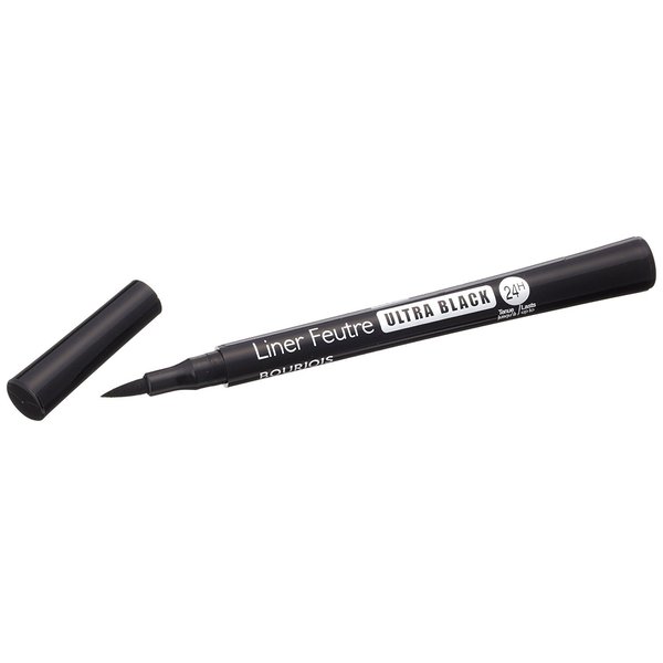 2 x Bourjois Paris Liner Feutre Liquid Eyeliner Felt Pen 0.8ml - Ultra Black