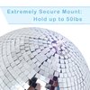 NuLink Disco Ball 6" Disco Ball Decor Hanging Disco Ball for Party Mirror Ball for Big Party Decorations Wedding Home