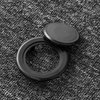 2 Inch Patio Table Umbrella Hole Ring and Cap Set, Standard Size Umbrella Thicker Hole Ring Plug and Cap Set (Black, 1 Set)