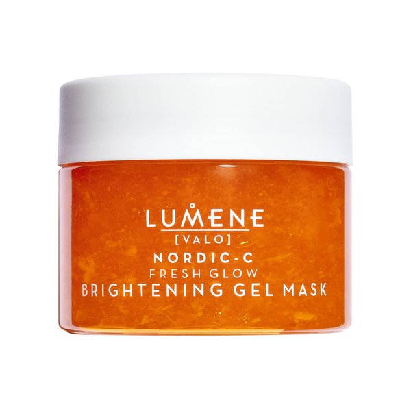 Lumene Nordic C Fresh Glow Brightening Gel Mask - Gentle Vitamin C Face Mask - Arctic Cloudberry AHA Exfoliant for Glowing Skin - Hydrating Facial Mask - (150mL)