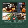 Iyasa Holistics Organic Bhringraj Powder (Eclipta alba), Bhringaraj, Natural Herbal Hair Care, DIY Hair Oil Ingredient, Premium Quality 227g (8 oz)(0.5 lb)