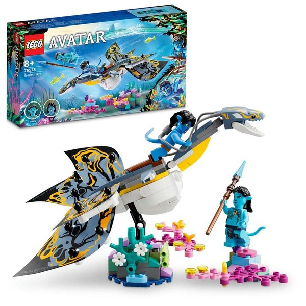 LEGO 75575 Avatar Avatar Ilu Discovery The Way of Water Film Construction Toy Set to Collect with Fantasy Creature, Decoration for Children