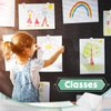 TaoBary 120 Pieces Adhesive Plastic Sticky Clips White Reusable Removable Poster Wall Clips Hanging Bulletin Board for Home Office