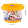 TOYANDONA 12pcs Jumping Toy Plastic Funny Bouncing Frog Toys for Kids Easter Birthdays Party Favors, Mixed Color
