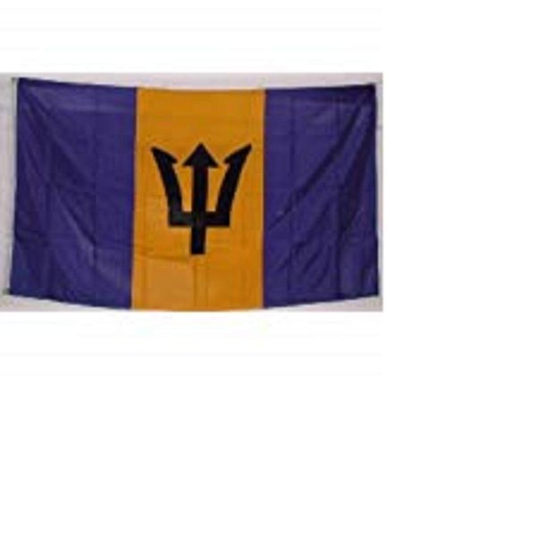 BARBADOS FLAG - 3 x 5ft - - - Caribbean island Flag