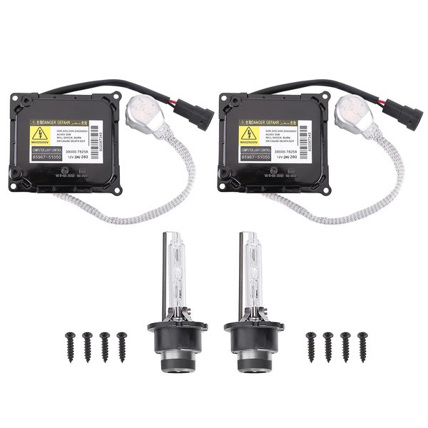 2PCS 85967-51040 Xenon HID Headlight Ballast Control Unit Compatible for Lexus 2007-2011 RX350 ES350 IS250 GS350 IDH011 KDLT003 Xenon Ballast Headlight Control Unit Module D4S/D4R DDLT003 85967-52020