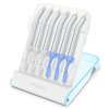 Replacement Tips for Waterpik Water Flosser (6 Pik Pocket Tips + Storage Case Combo)