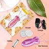 Electric Women Facial Hair Remover, EC VISION Ladies Beauty Epilator Trimmer Facial Cotton Threading Hair Shaver (Pink).