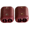 1/2 Inch Double OT Reusable Rope Clamp 2 - Pack (Red)
