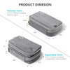 Travelkin Travel Electronic Cord Organizer Travel Case, Travel Cable Organizer Bag For Charger, Phone, Sd Card, Sim Card, Earphone, Usb Drives(Grey)