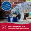 Coastal Pet Bergan Auto-Wata - Outdoor Dog & Cat Water Dispenser - Automatic Water Bowl for Pets - Made from Durable, BPA-Free Plastic - Self-Watering Cat & Dog Bowl - Navy, 48 Ounces