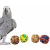 Bonka Bird Toys 03340 Natural String 2" Ball, Parrot Foot Talon Chew Cage Toy, Amazon, African Grey, Pionus, and Similar