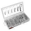 Performance Tool W5210 Hair Pin Assortment Kit, 150 Piece | Zinc Plated Steel Clips | For Use on Hitch Pin Lock System