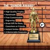 Dundie Award Trophy | Funny Recognition Trophy for Boss or Coworkers | Custom Engraved Appreciation Trophy for Best Salesman or Saleswoman | Gag Gift for Work