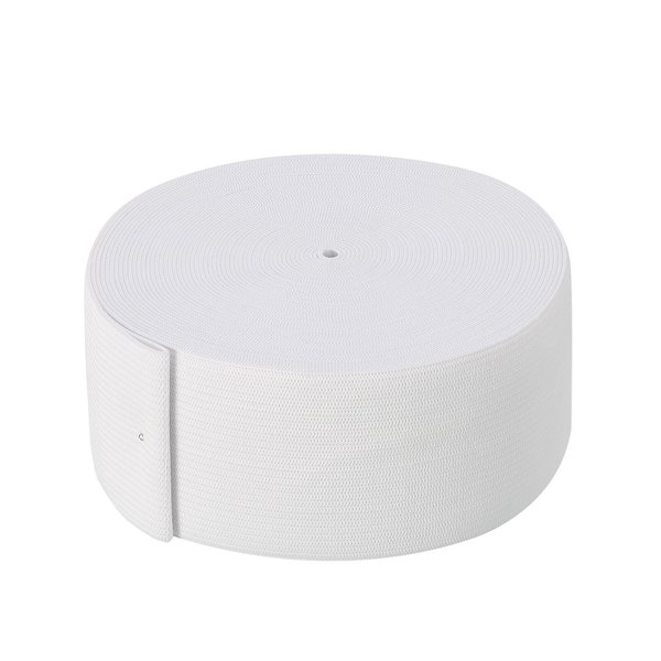 White Knit Elastic Spool (2 Inch x 11 Yard)