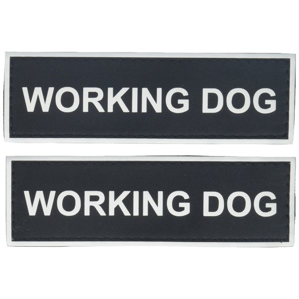 "Working Dog" Medium nylon velcro patches by Dean & Tyler.