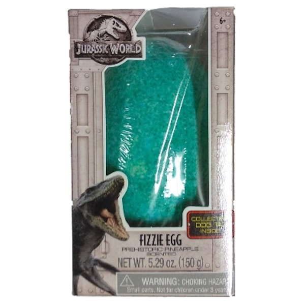 Jurassic World Bath Fizzie Dinosaur Egg (Green - Prehistoric Pineapple)