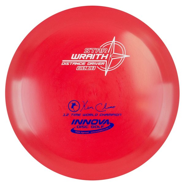 Innova Disc Golf Champion Material Bottom Stamp Star Wraith Golf Disc, 173-175gm (Colors may vary)