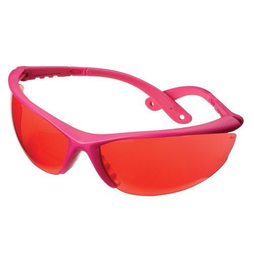 Champion Traps and Targets Shooting Glasses with Ballistic Pink Open Frame (Rose Lens)