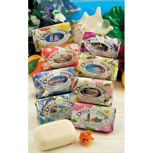 Dolce Vivere Milano Lily Of The Valley, Willow Tree & Oak Musk Fine Natural Soap Bar, 250 g