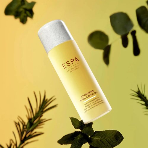 ESPA | Energising Bath & Body Oil | Magnesium & Ashwagandha | Peppermint, Eucalyptus & Rosemary