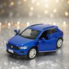 Volkswagen Toy Car T-ROC Diecast Model Car 1/36 Scale Metal Pull Back Vehicle, Doors Open, Zinc Alloy Casting, Boys Toys Kids Birthday Gifts Mens Collection, Blue Car