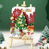 YILETKC Mini Building Christmas Tree 3D Painting Block Set, 667PCS DIY Creative Stereograph Building Model Kit, MOC Construction Toy, Not Compatible with Maior Brands Building Bricks