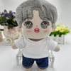 niannyyhouse 10cm 15cm 20cm Plush Doll Clothes Solid Pants Flip Over Jeans Soft Stuffed Plush Toy Dress Up Accessories (b2, 20cm)
