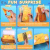 BABORUI Birthday Surprise Gift Box Explosion for Money, Happy Birthday Surprise Gift Box with Confetti, Cash Explosion Gift Box for Women Men Kids(Yellow Birthday)