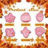 Joinor 16pcs Thanksgiving Cookie Cutters Stamps Biscuit Baking Tools Embossing Cookie Molds