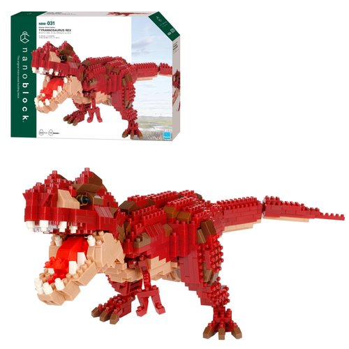 nanoblock - Dinosaur Deluxe Edition Tyrannosaurus Rex, [Dinosaurs], Advanced Hobby Series Building Kit