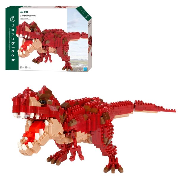 nanoblock - Dinosaur Deluxe Edition Tyrannosaurus Rex, [Dinosaurs], Advanced Hobby Series Building Kit
