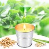 Hausware Citronella Candles Outdoor Indoor - 2.5 oz Scented Candles Set 12 Pack Natural Soy Wax citronella Candles for Garden Patio Yard Home Balcony Camping Backyard