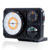 Sun Company Navigat'r 6 - Six-Function Dashboard Instrument for Car and Truck | Altimeter, Barometer, Ball Compass, Thermometer, LED Light, Signal Mirror