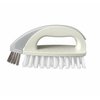 Minchsrin Detachable Cleaning Brush Handheld Brush Gap Brush Stiff Heavy-Duty Scrub Brush for Tile,Carpet,Bathroom Tubs,Grout,Blinds,Carpet,Shoes,Kitchen Sink (Cream)