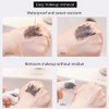 Adurello 2 Pack 4D Silk Fiber Lash Mascara, Waterproof Smudge-proof Long Lasting Black Mascara, Lengthening Thickening Curling Natural Eyelash Primer with Silicone Brush Head