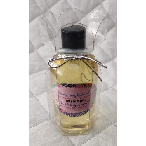 Desire Moisturizing Massage/Body Oil for Men 8oz Medium