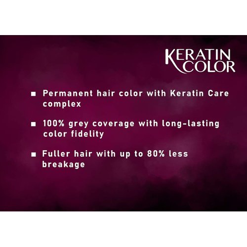 Schwarzkopf Keratin Color Permanent Hair Color Cream, 4.3 Red Velvet Brown