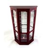 Dolls House Mahogany Mirrored China Cabinet Curio Shop Display Case Furniture