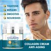 Mens Face Cream Moisturizer with 8% Hyaluronic Acid Collagen,one or two pumps is enough to dab on cheeks,forehead,and chin and get a nice even coverage,Keeps your face well moisturized