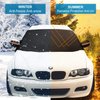 LADER Windshield Cover for Ice and Snow, Car Windshield Snow Cover, Windshield Frost Cover Ice Removal Wiper Protector, Windshield Snow Ice Cover with Magnetic Edges for Most Cars Trucks Vans and SUVs