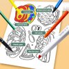 Jumbo Coloring Paper Roll for Kids, Toddler Drawing Paper Roll, Squeaky Clean Sticky Wall Painting Stickers Set for Edu Gift, 120 * 11.8 Inch (Food Party)