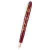 HONG DIAN Hongdian N23 Red Rabbit Fountain Pen, Iridium Extra Fine Nib Gold Trim, New Year Lucky Rabbit Carving Design, Smooth Writing Pen with Converter and Metal Pen Box Set,