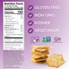 Milton’s Gluten Free Crackers Variety Bundle (Crispy Sea Salt, Multi-Grain, Everything) - Baked Crackers, Non-GMO Project Verified, Kosher, Whole Grain, Certified Gluten Free - 4.5 Oz Each, Pack of 3