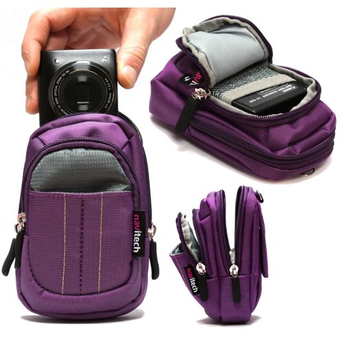 Navitech Purple Digital Camera Case Bag Cover Compatible with DeeXop HD Mini Digital Camera with 2.7 inch TFT LCD Display