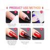 VENALISA 2Pcs Black White Gel Nail Polish Kit, Nail Gel Polish Set Soak Off UV LED Nail Art Starter Manicure Salon DIY at Home